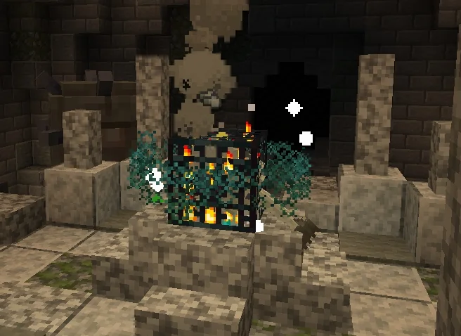 Screenshot: The guardian spawner at 0 0 is rebalanced: we kept it, with small changes