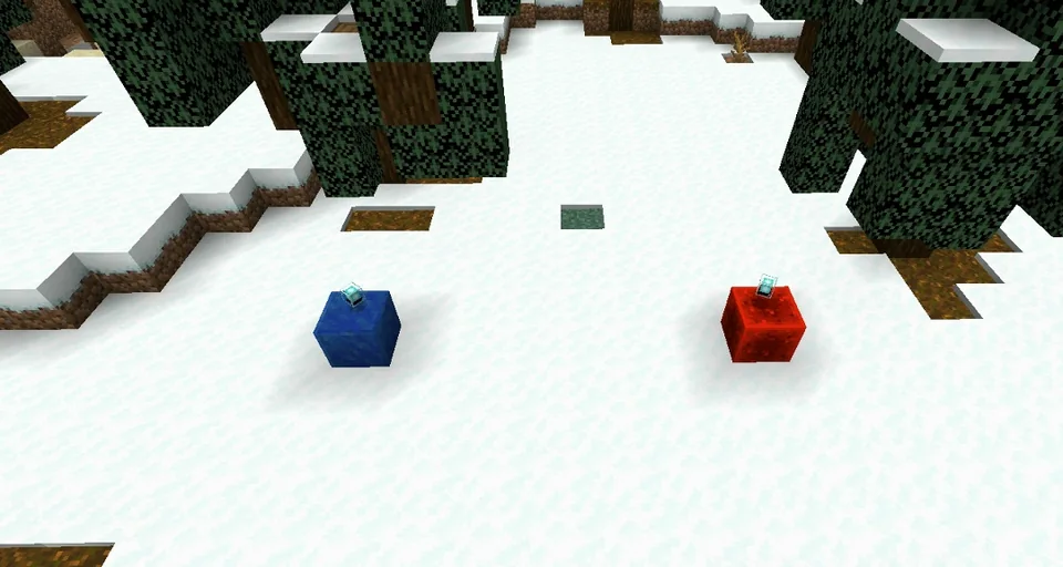 Screenshot: Items lying on the ground merge differently