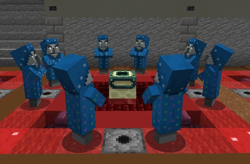 Screenshot: A new animation, Illusionist, and particles in the new case animations