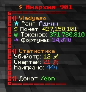Screenshot: The prefix color shows on the scoreboard